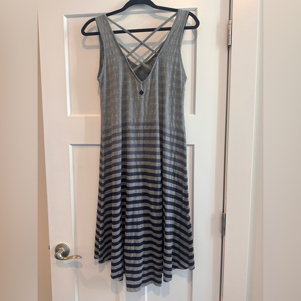 Prana Asymmetrical Sundress gray ombré, size medium - Picture 2 of 3